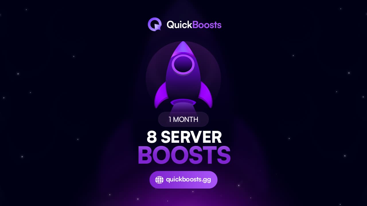 8 Server Boosts